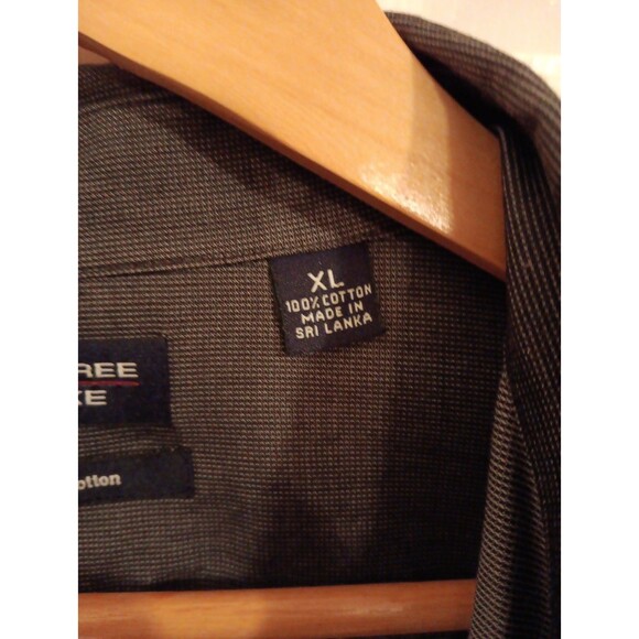 Men's Roundtree & Yorke Long Sleeve Button Up Shirt , XL, Gray - Picture 3 of 5